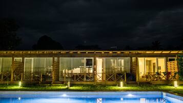 Front of property - evening/night