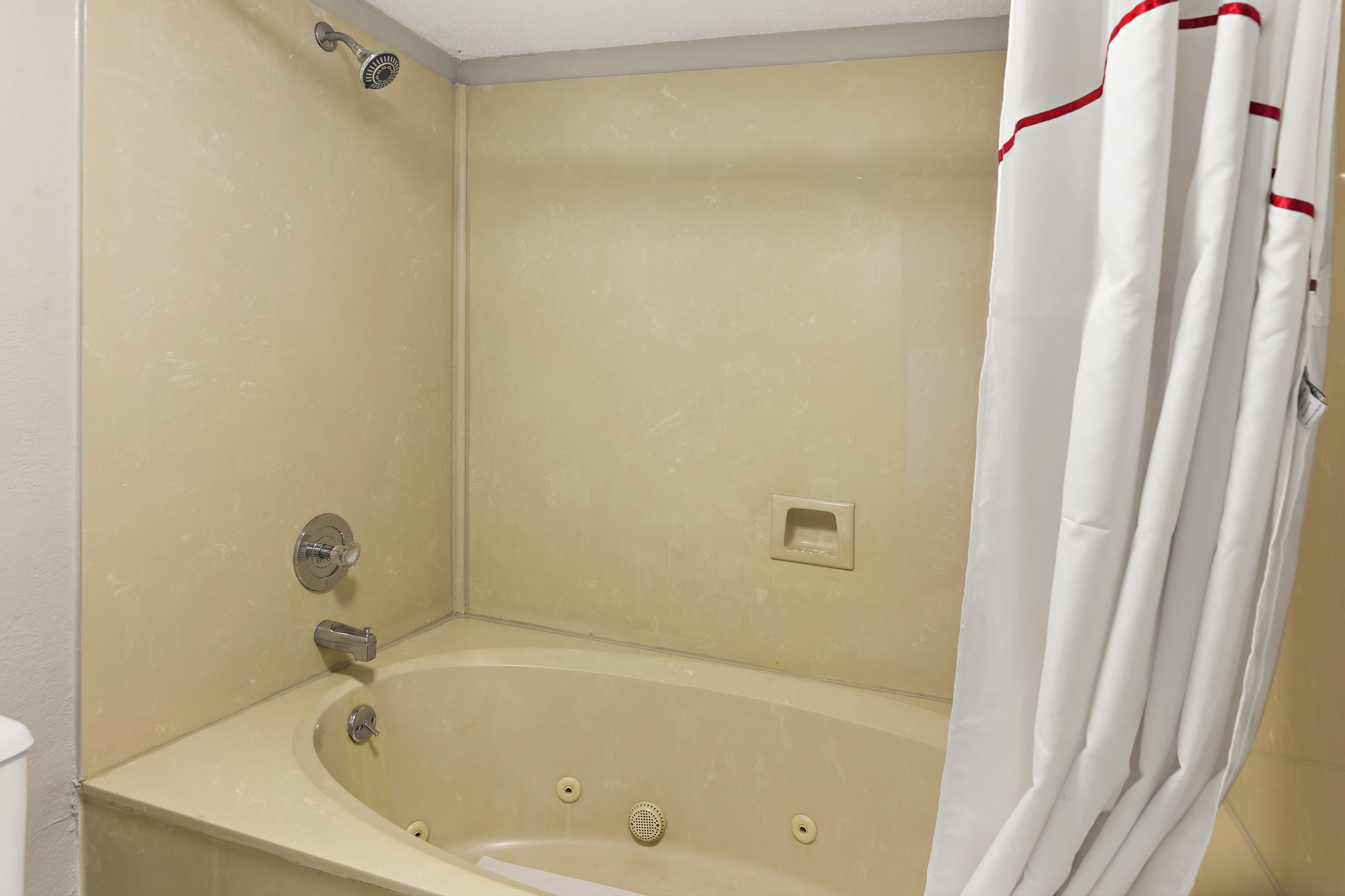 Deluxe Room, 2 Queen Beds, Non Smoking (Jetted Tub) | Desk, laptop workspace, blackout drapes, WiFi (free)