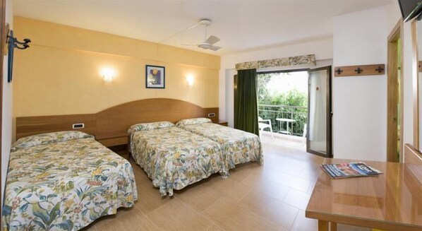 Blick von der Unterkunft