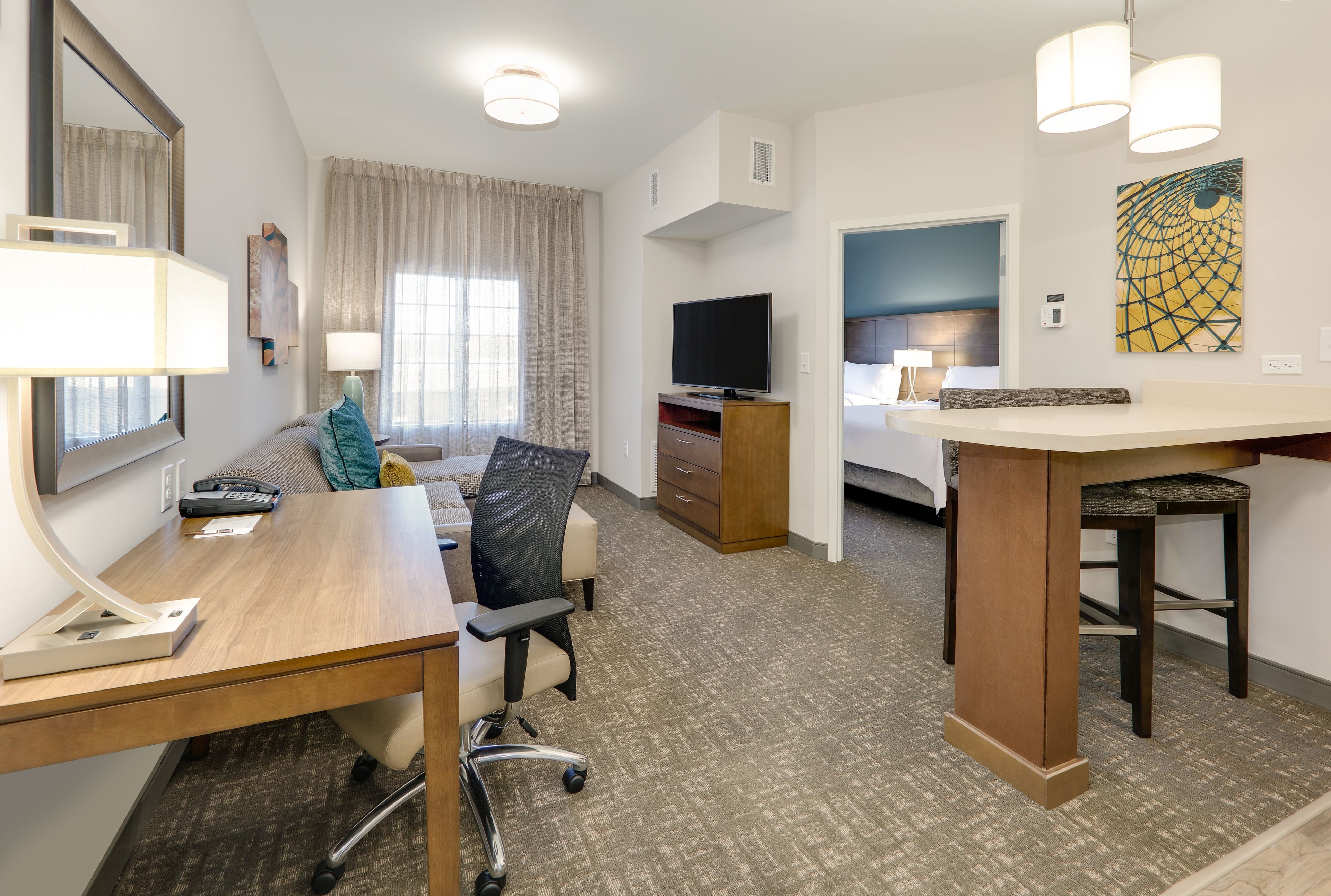 premium bedding, in-room safe, desk, soundproofing