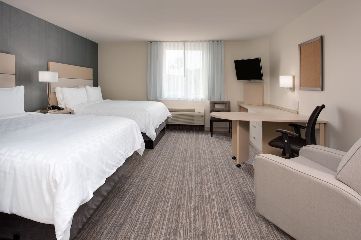 In-room safe, desk, laptop workspace, blackout curtains