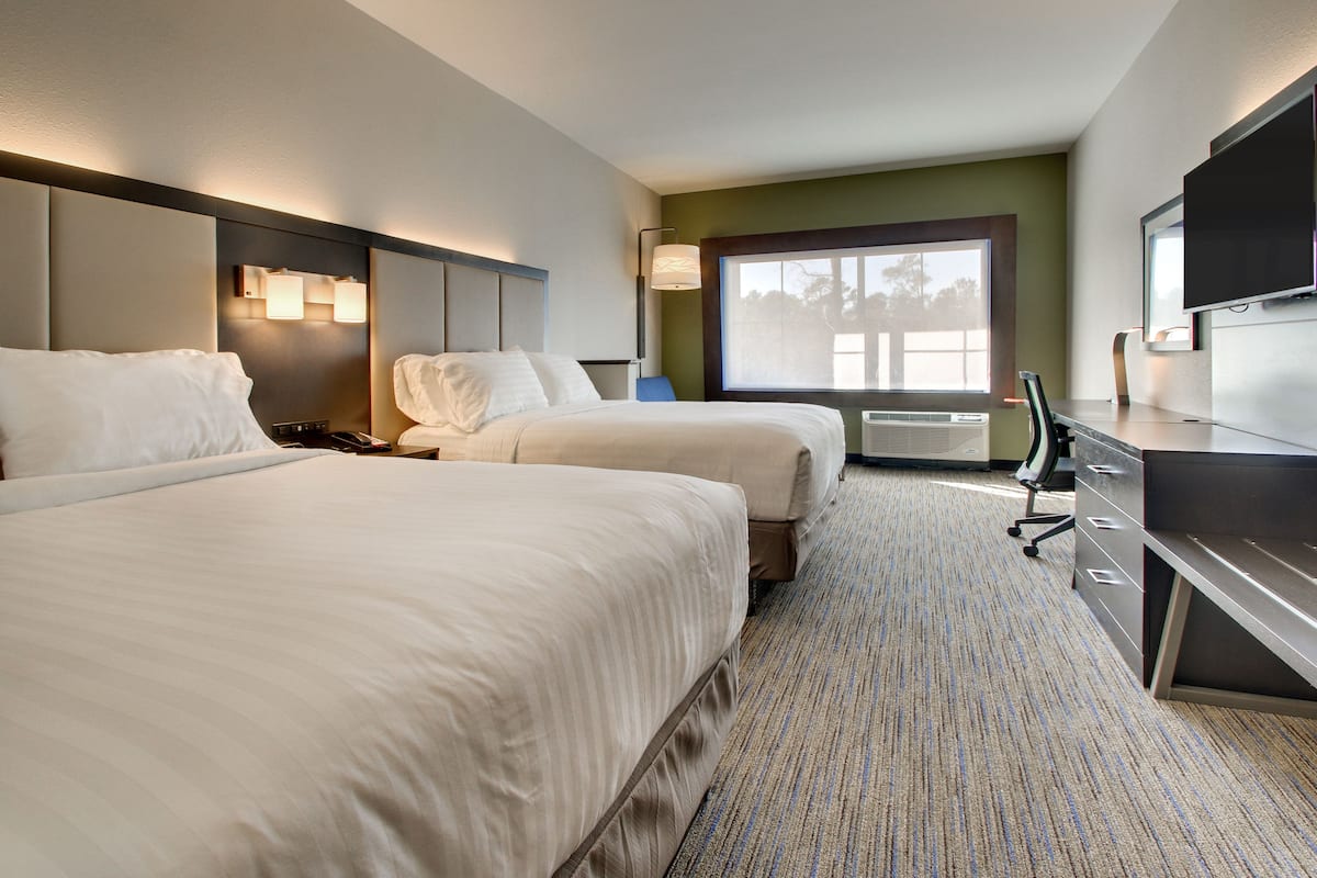 Pillow-top beds, in-room safe, desk, laptop workspace