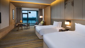Premium Room, 2 Twin Beds, Lake View | 1 bedroom, premium bedding, down comforters, minibar
