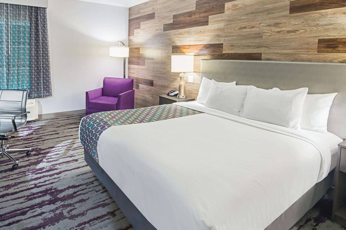 premium bedding, desk, iron/ironing board, free cots/infant beds