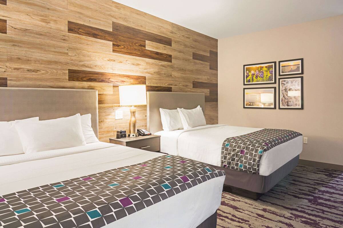 premium bedding, desk, iron/ironing board, free cots/infant beds