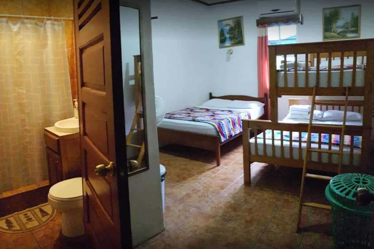 Family Triple Room, Multiple Beds, Private Bathroom, City View | Premium bedding, desk, iron/ironing board, free WiFi