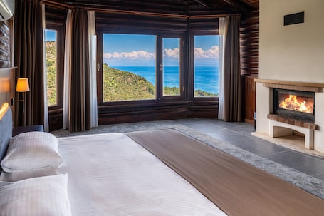 Duplex Room with Fireplace | View from room