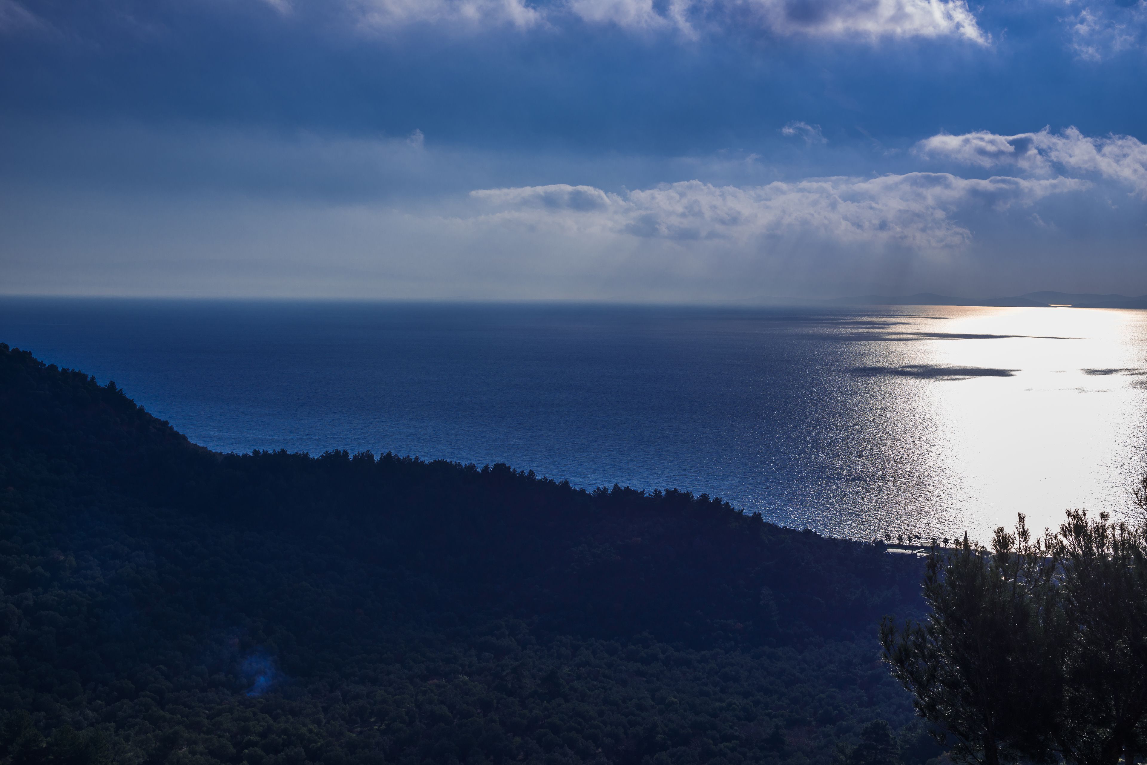 duplex room with fireplace | view from room