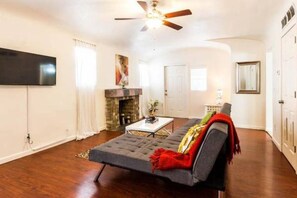 Apartment, 2 Bedrooms (L-7858) | Living area | Flat-screen TV - Downtown Phoenix Apartments offered by Short Term Stays (Phoenix)