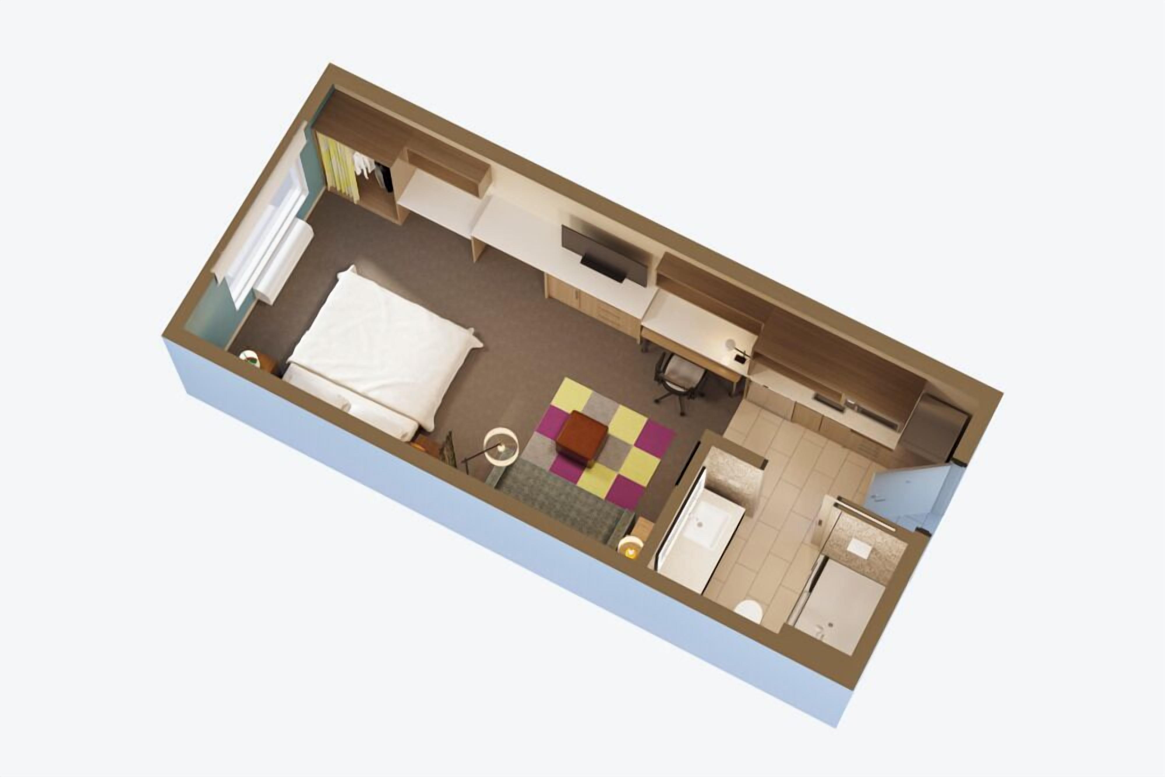 studio, 1 king bed, accessible (hearing) | in-room safe, desk, laptop workspace, free cots/infant beds