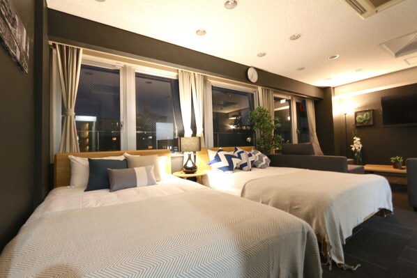 NM71  Penthouse Luxury Room | Premium bedding, blackout curtains, iron/ironing board, free WiFi - Liz Osaka Castle (Osaka)