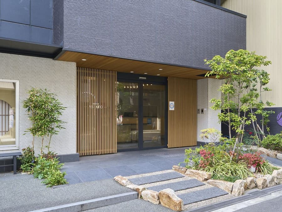 Entrée de l’hébergement