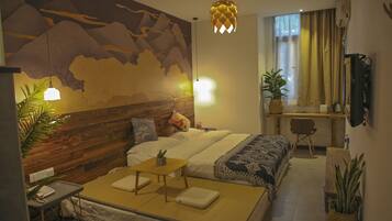 Superior Double Room A | Desk, blackout drapes, free WiFi