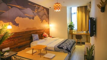 Superior Double Room A | Desk, blackout drapes, free WiFi