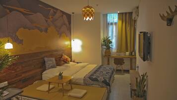 Superior Double Room A | Desk, blackout drapes, free WiFi