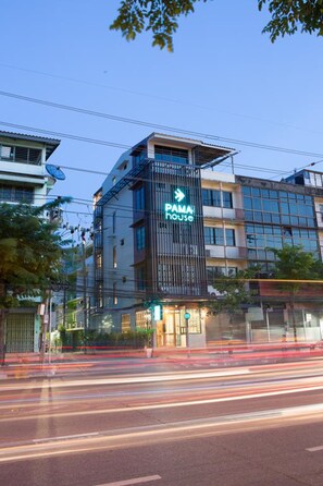 Front of property – evening/night