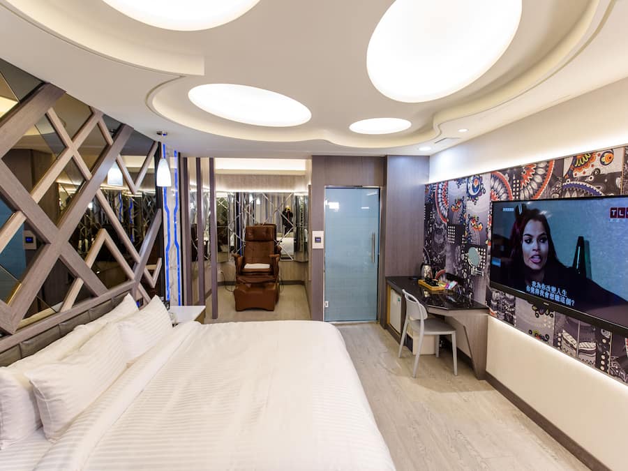 Dobbeltrom – deluxe | Oppholdsområde | LCD-TV