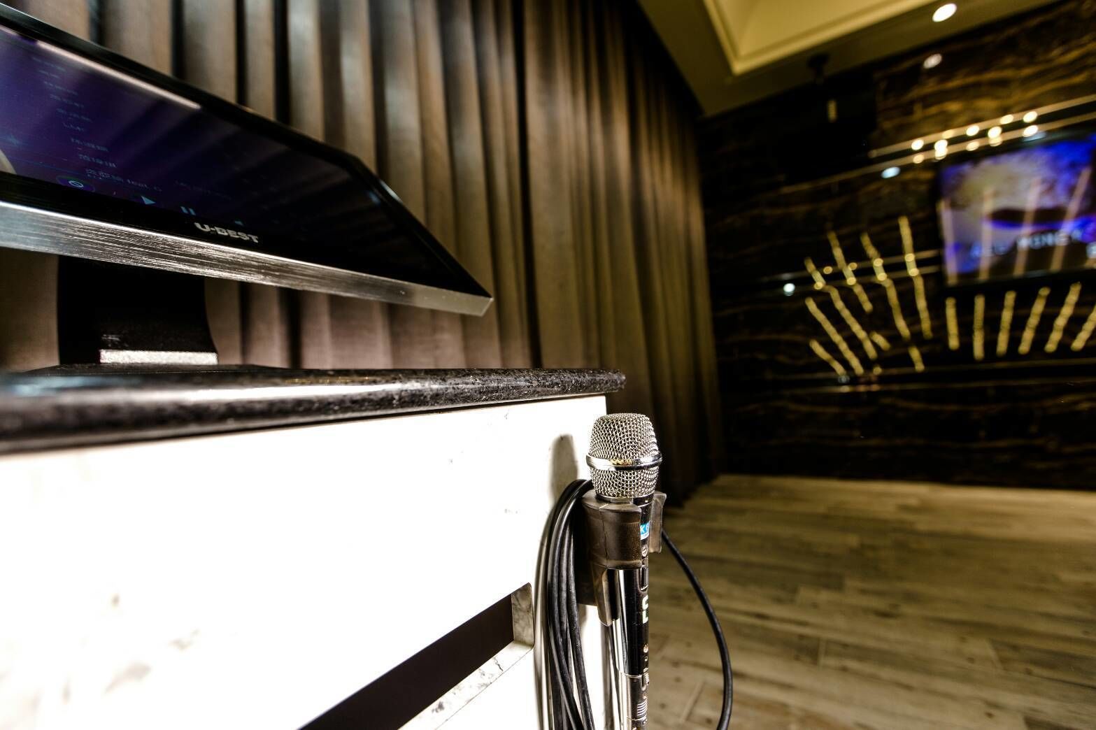 family twin room, 1 bedroom, jetted tub (with karaoke) | living area | lcd tv