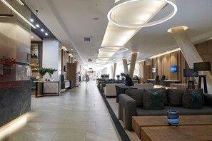 Sala de estar en el lobby