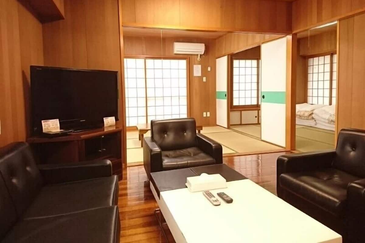 Quarto tradicional, para não fumantes, cozinha (Japanese Style,High Floor for 7guests) | Escrivaninha, quartos à prova de som, Wi-Fi de cortesia, roupa de cama
