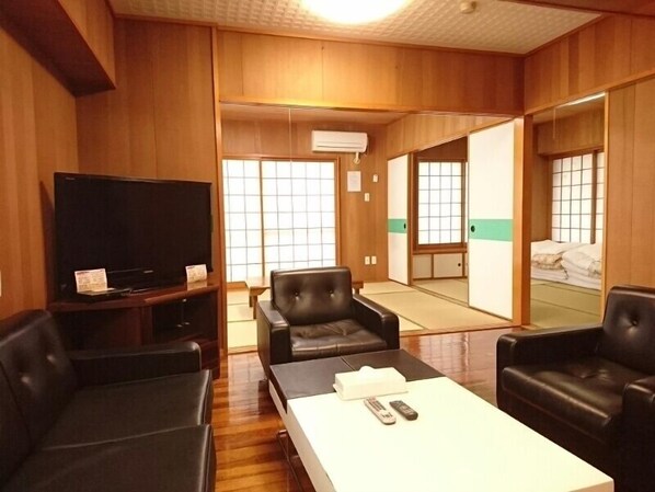 Traditionele kamer, niet-roken, keuken (Japanese Style,High Floor for 7guests) | Een bureau, geluiddichte muren, gratis wifi, beddengoed