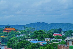 Blick von der Unterkunft