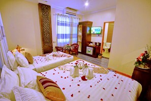 Family Room | Minibar, in-room safe, soundproofing, rollaway beds - Hotel Boss (Mandalay)