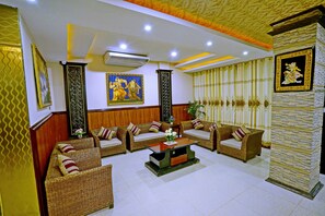 Sitteområde i lobbyen