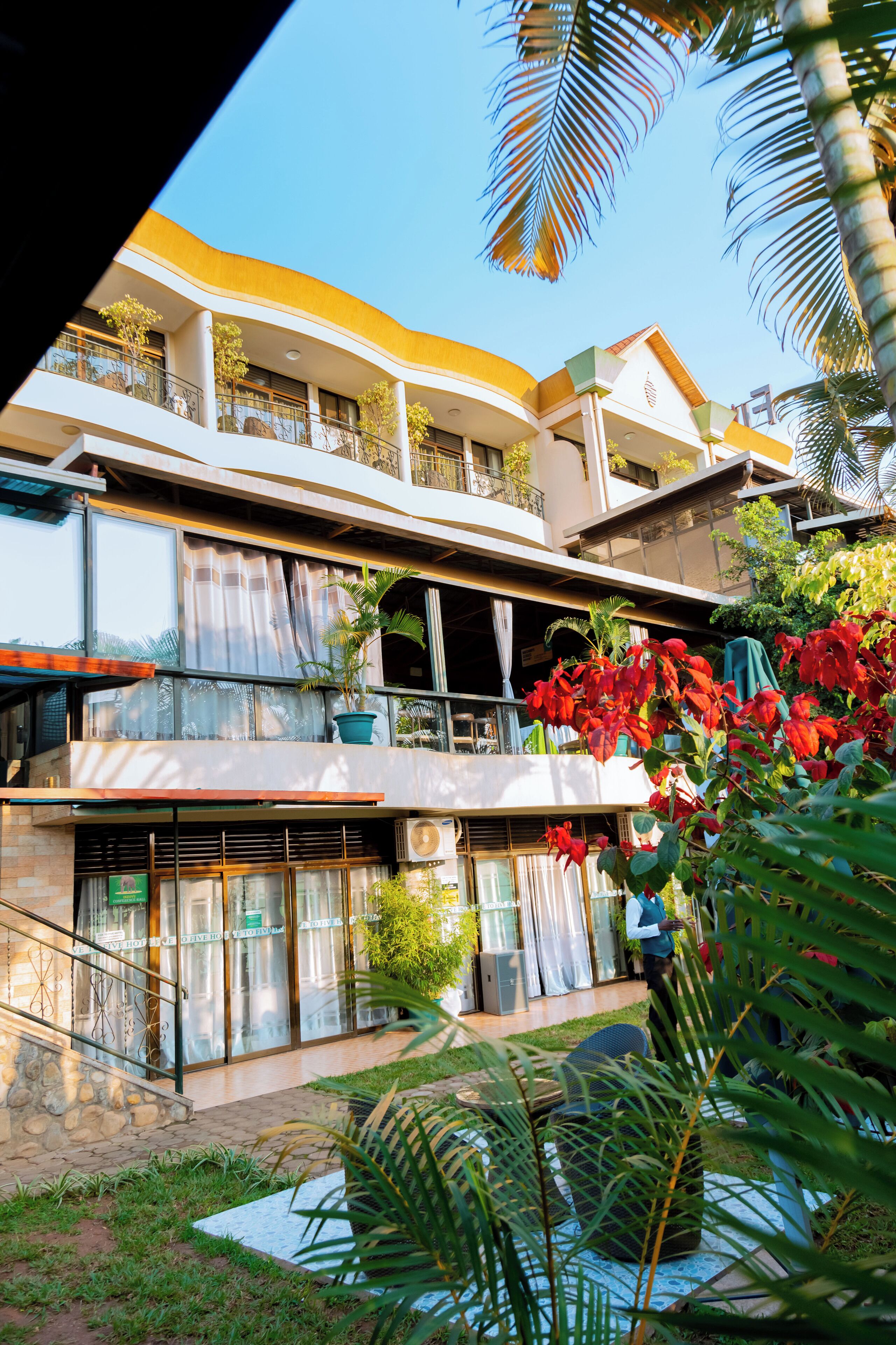 Façade de l’hébergement