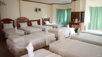 Desk, rollaway beds, free WiFi, bed sheets