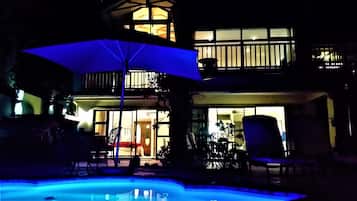 Front of property – evening/night