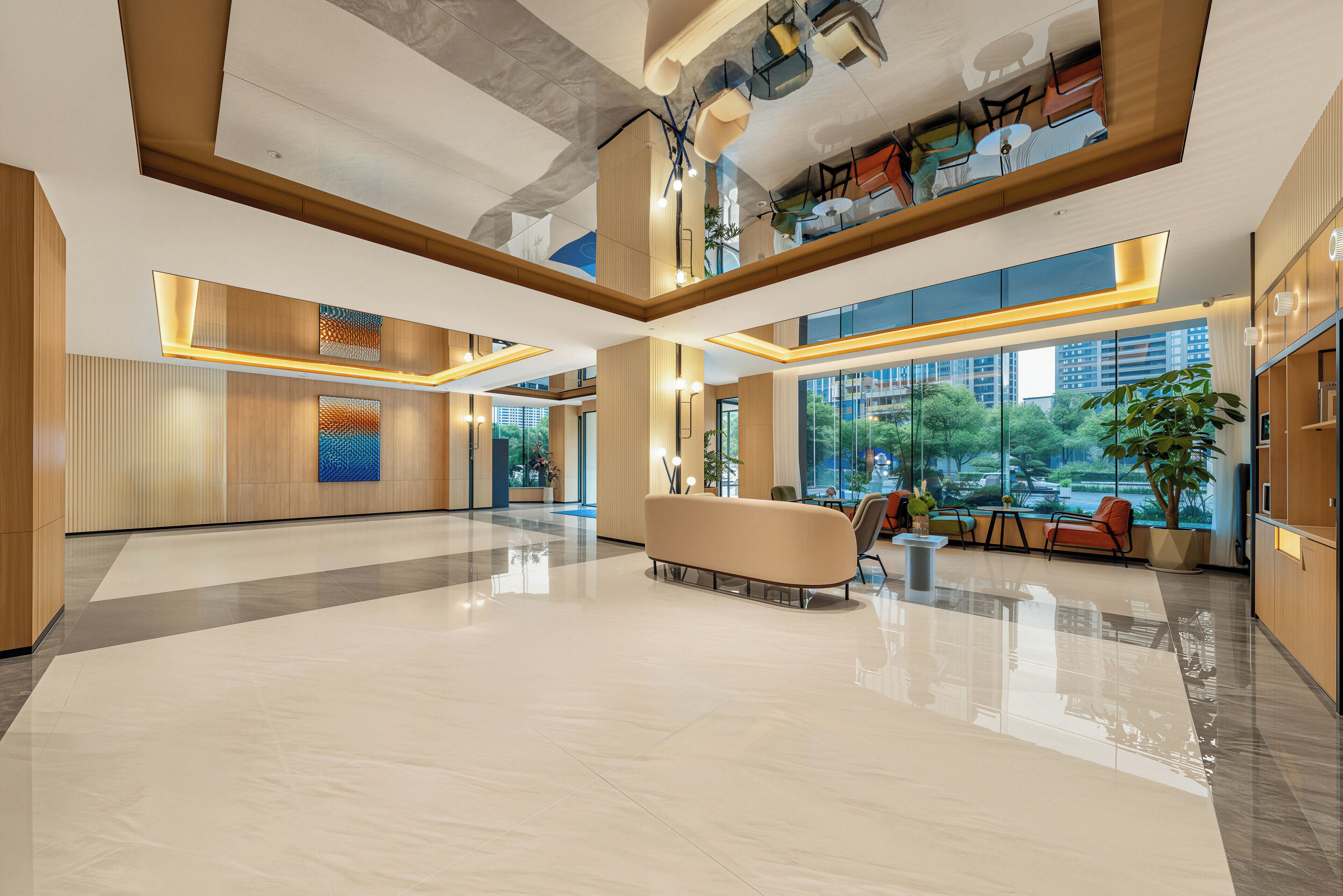 Lobby sitting area