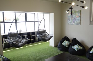 Sitteområde i lobbyen