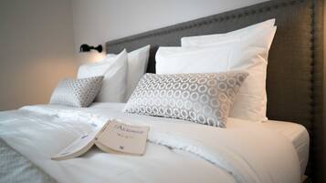 Suite luxueuse, vue sur le parc (Cayanne) | Literie de qualité, bureau, système d’insonorisation