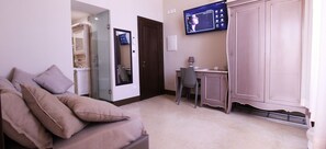 Suite | Bathroom | Shower, free toiletries, hair dryer, towels - Suite Porta Terra (Gallipoli)