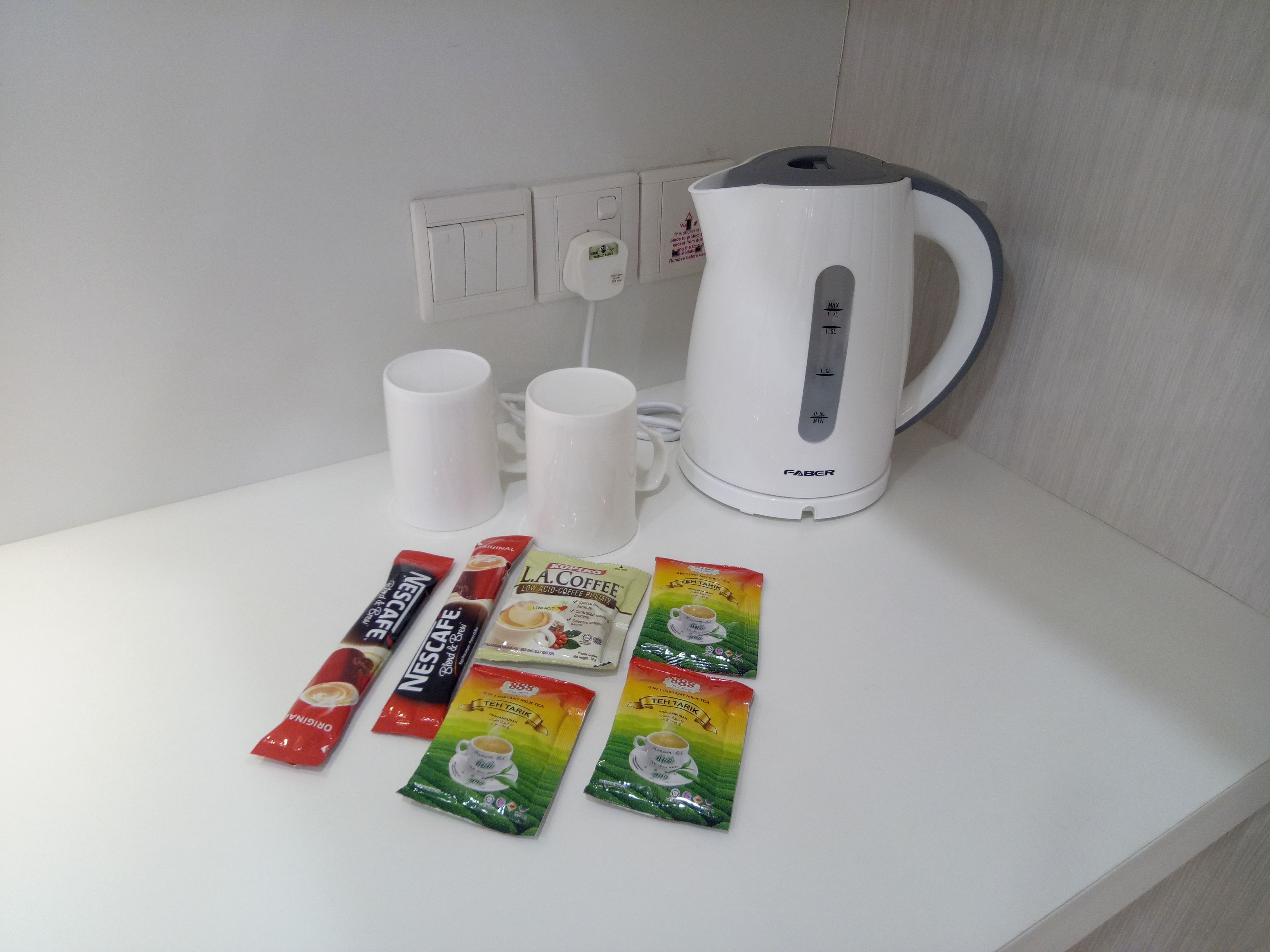 georgetown sea view suite | minibar