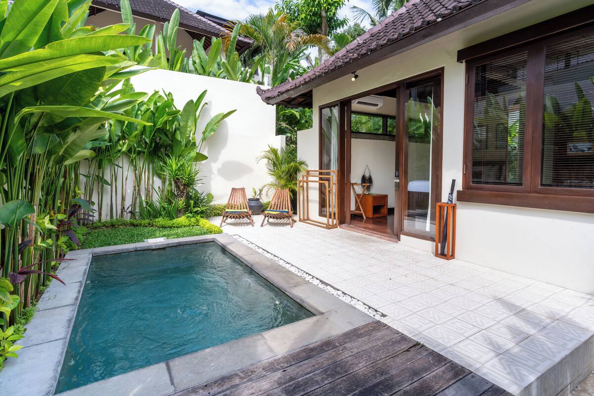 Sanctuary Pool Single Room | 高級寢具、客房內保險箱、免費無線上網、床單