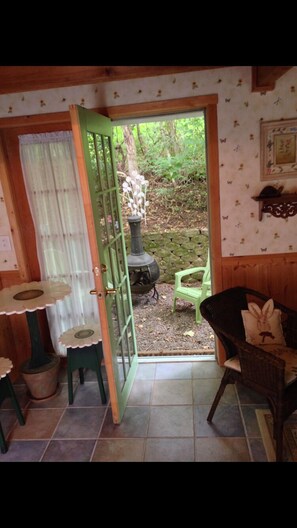 小屋, 廚房, 花園景觀 | 住宿內部