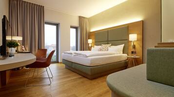 Habitació doble Deluxe | 1 dormitori, roba de llit d'alta qualitat i minibar