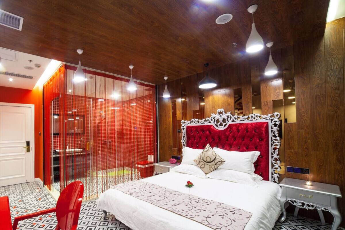 Habitación doble | Escritorio, cortinas opacas, wifi gratis
