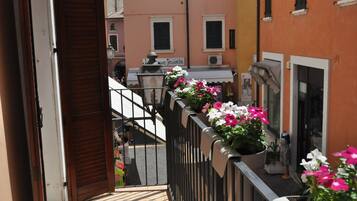 Blick von der Unterkunft