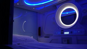 Comfort Shared Dormitory, Mixed Dorm, Shared Bathroom | In-room safe, WiFi (free), bed sheets - Galaxy Pod Hostel (Reykjavik)