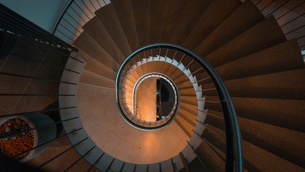 Staircase - Galaxy Pod Hostel (Reykjavik)