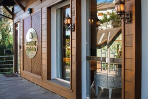 Fassade der Unterkunft