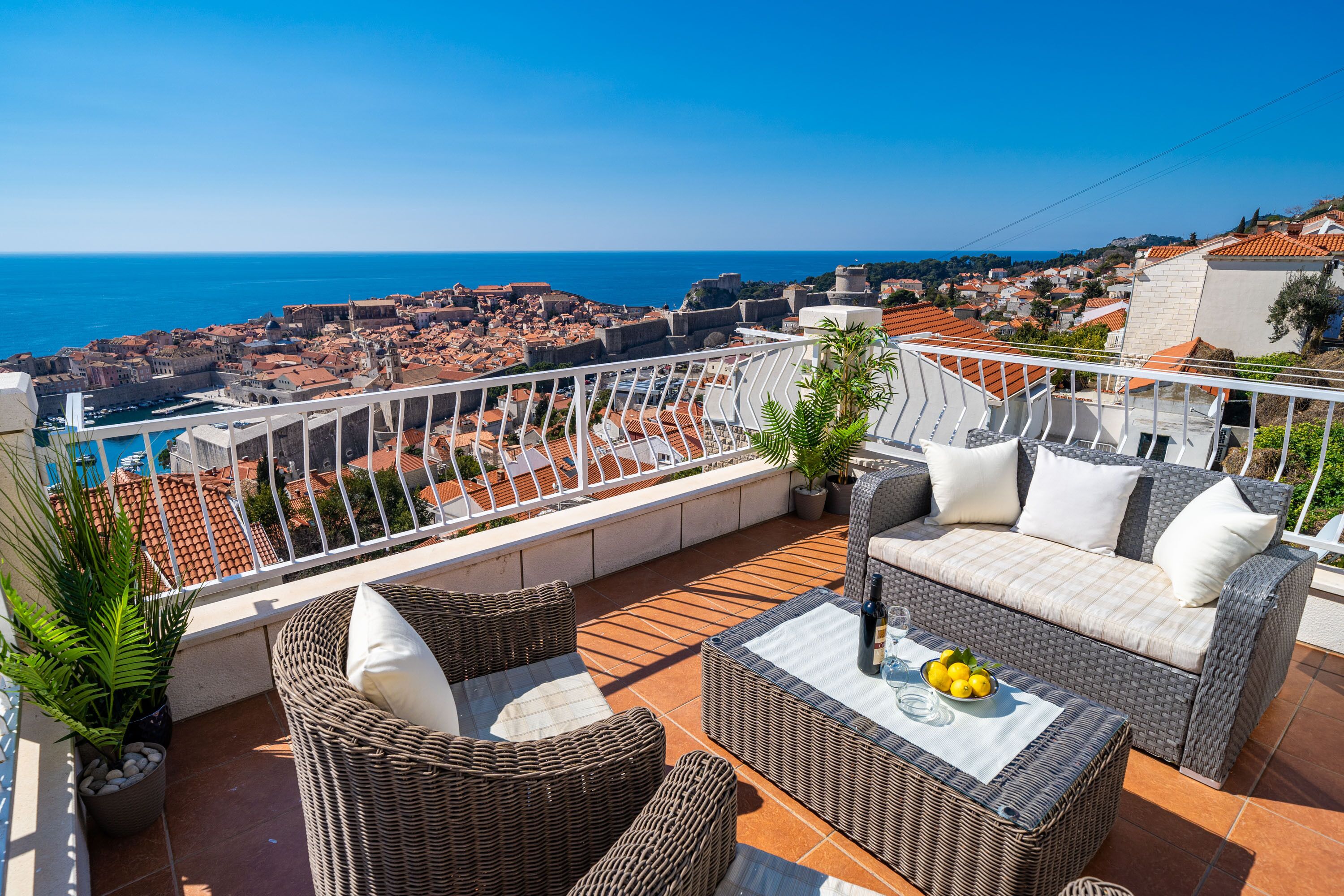 Premium Apartment, 2 Bedrooms, Terrace, Sea View | Terrace/patio
