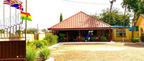 Façade de l’hébergement