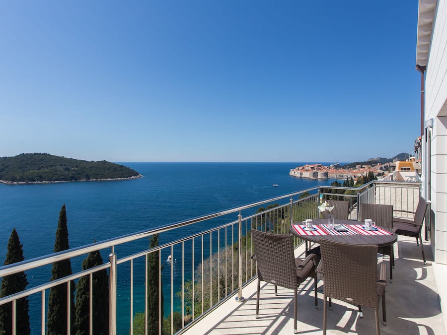 Appartement Deluxe, 3 chambres, balcon, vue mer | Vue sur la plage/l’océan