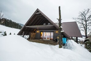 Chalet, 4 Bedrooms, Mountain View, Slope side (Depandance+electricity) | Desk, free cribs/infant beds, rollaway beds, bed sheets - Chata Pod Lipami (Rokytnice nad Jizerou)