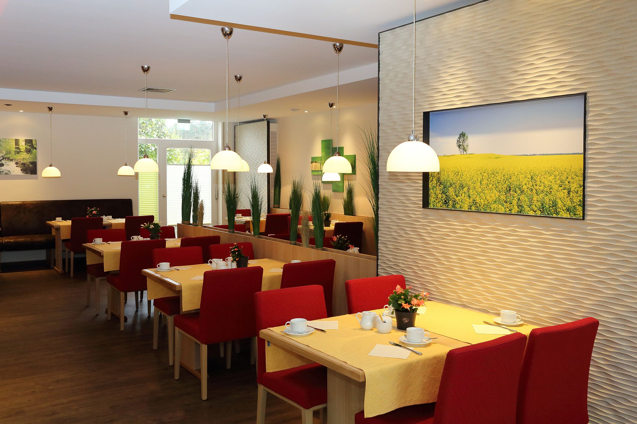 Daily buffet breakfast (EUR 12.50 per person)