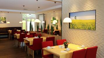 Daily buffet breakfast (EUR 12.50 per person)